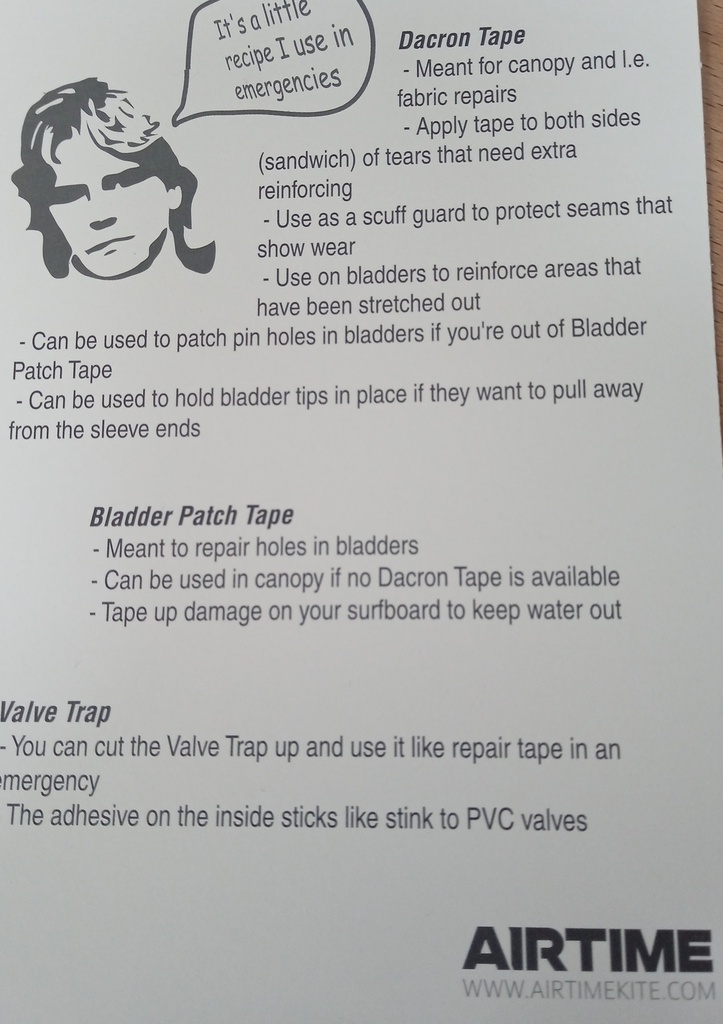 Kitecare Kite Repair Kit Light